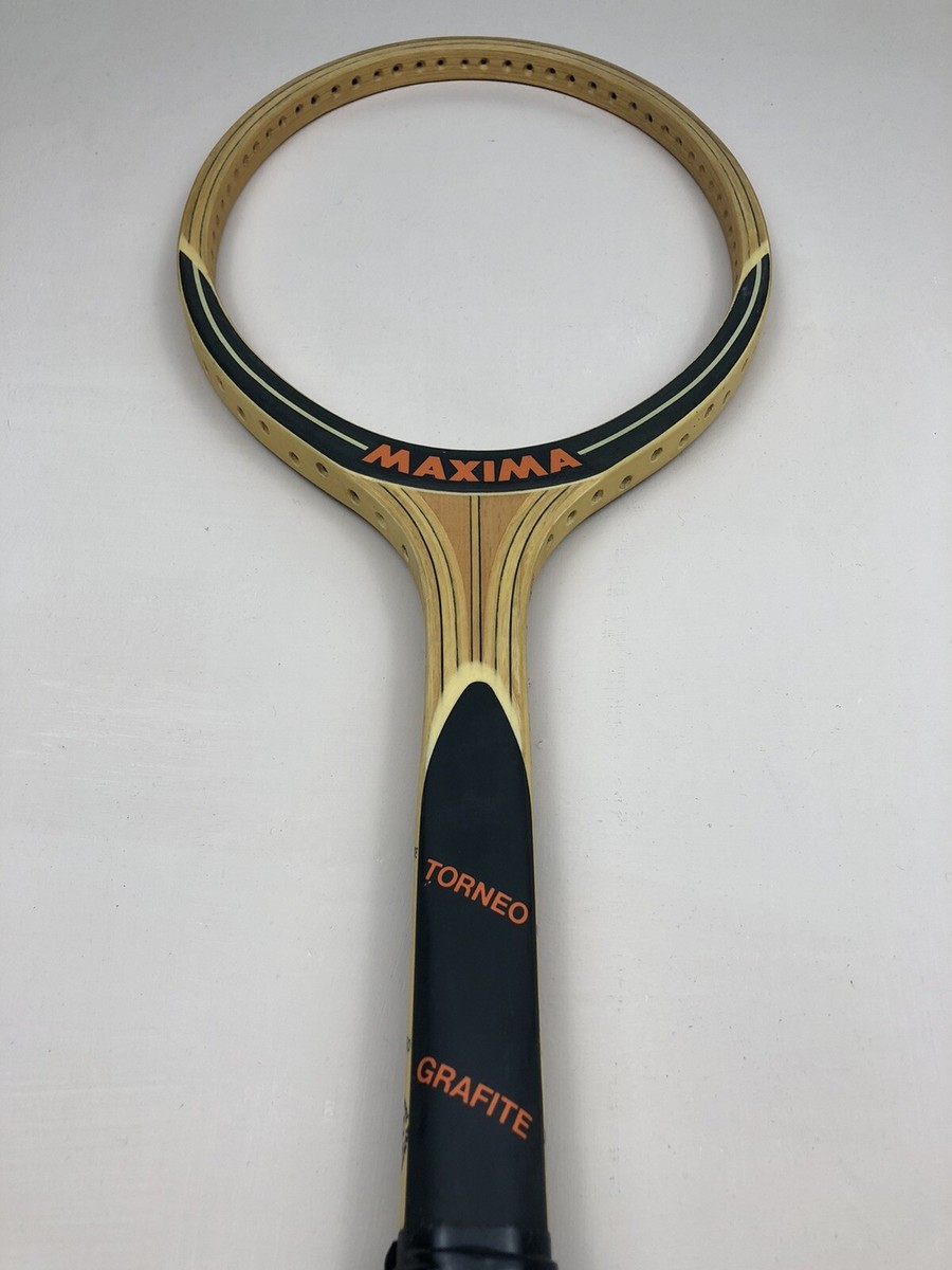 Raquette Maxima Torneo Grafite : Le Bois Et Le Graphite Vintage Made In Italy