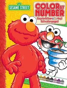 Sesame Street Color By Coloring Book Elmo See My Store For More Ebay
