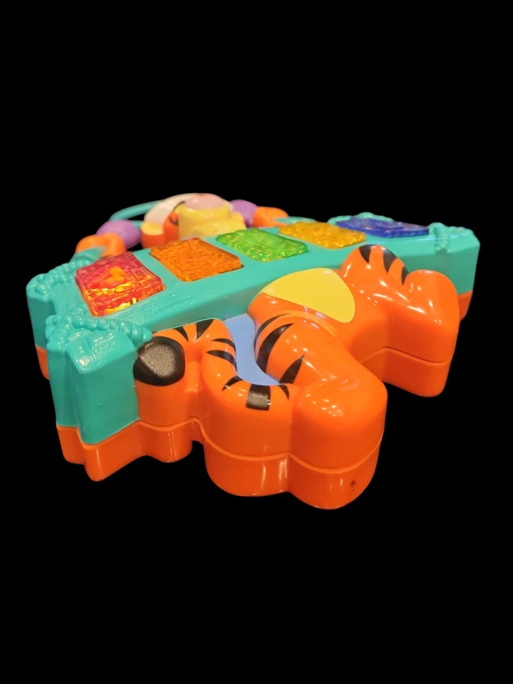 Mattel Musical Tigger 2000 juguete de cuna/cochecito juguete piano ¡¡Funciones coleccionables raras!!! Foto 2 de 4