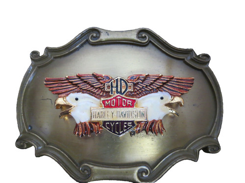 Harley Davidson Belt Buckle 75 Anniversary Screaming Eagle Raintree ZCE