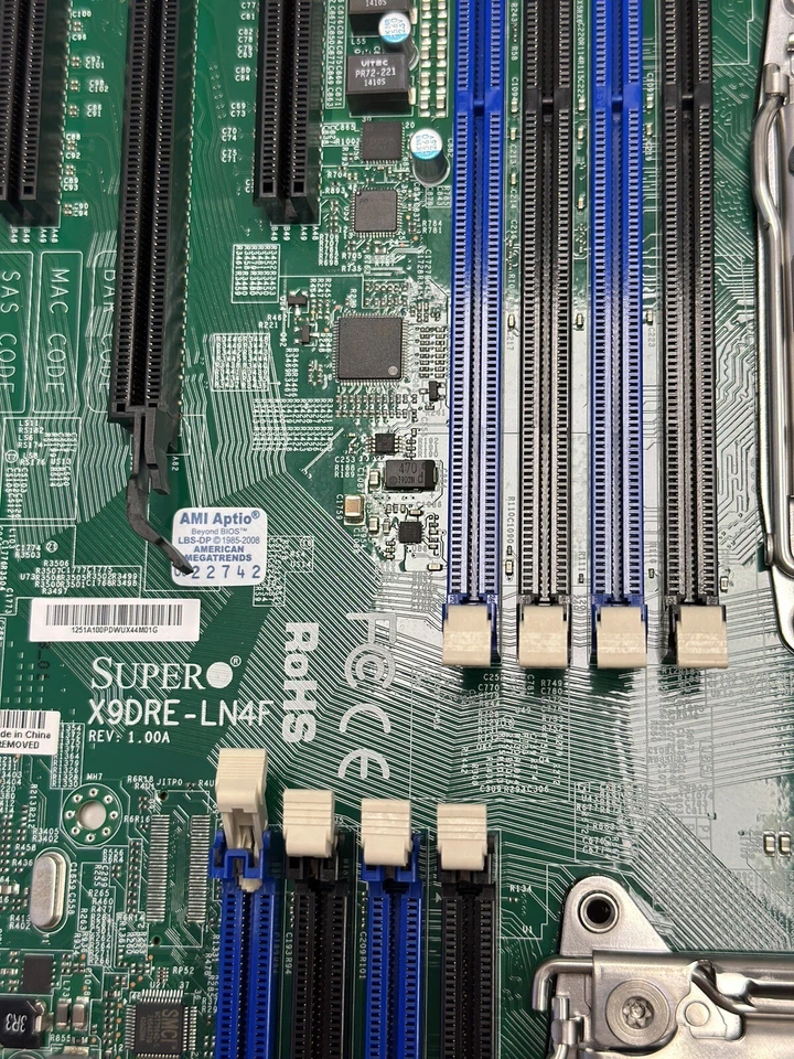 Supermicro X9DRE-LN4F Motherboard - NO I/O SHIELD - Image 2 of 3