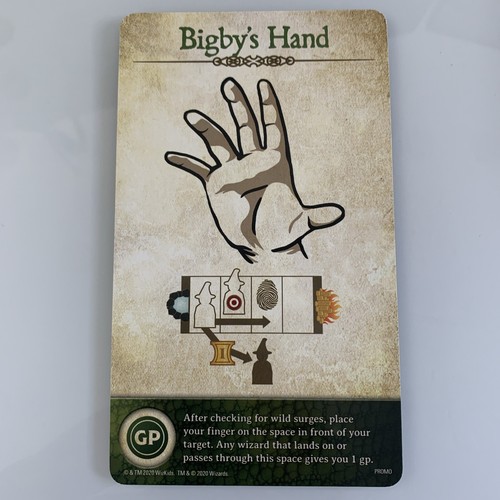 Dungeons & Dragons Rock Paper Wizard Bigby's Hand Promo Card eBay