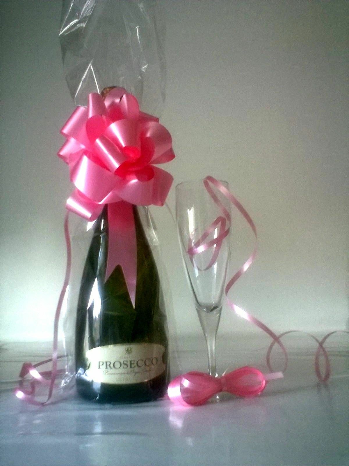 Clear Cellophane Wine Bottle Bags, Bows, Gift Bags, Ideal decoration