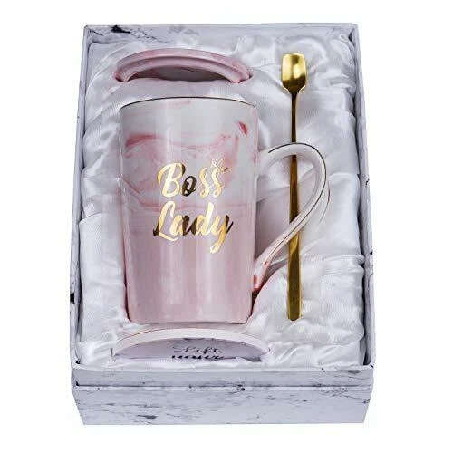 Jumway Boss Lady Mugs Best Gifts for Mom and Female Boss Friend