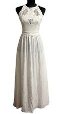 Wonderland By Oasis Fit & Flare Long Evening Summer Dress Size 6UK