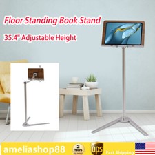 Book Holder Floor Stand Book Stand for Reading 35.4 Inches Adjustable Height