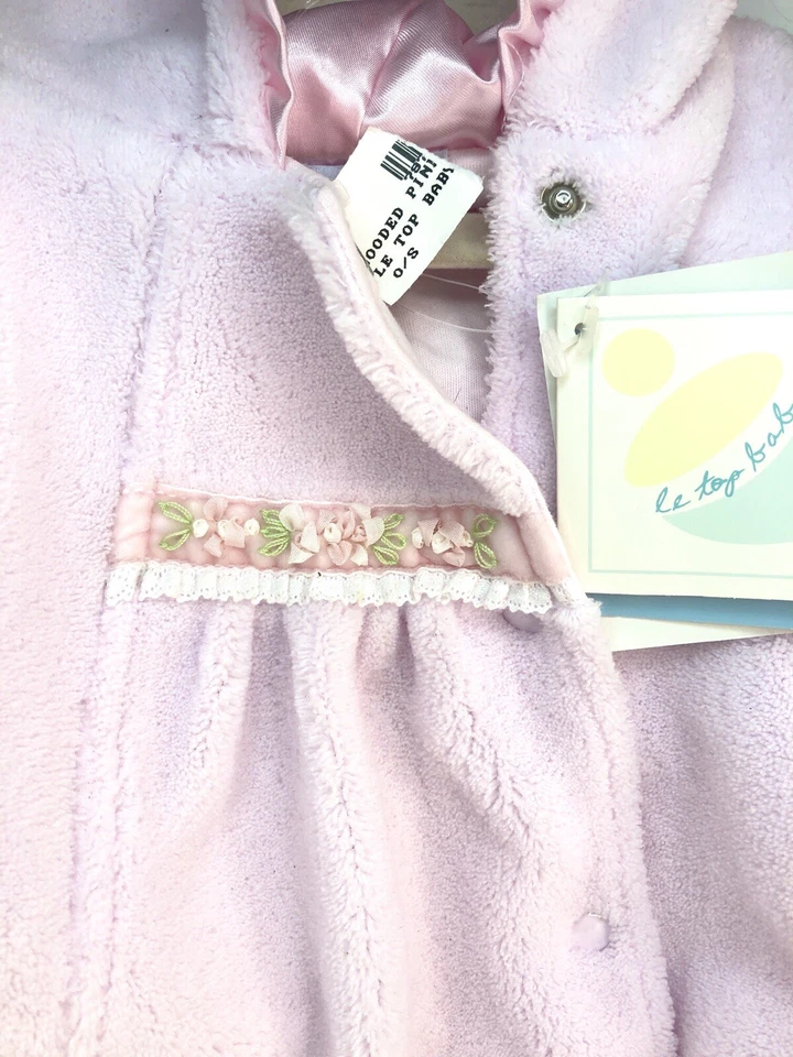 Mono Le Top Infantil Bebé Niña Bunting Rosa Claro Talla Nuevo en Caja Hasta 10 Libras Foto 3 de 4