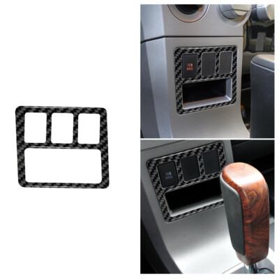 Oberhalb der Schalthebelablage Kohlefaser-Aufkleber für Toyota Tundra 2007-2013