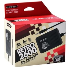 SUPER RETRO BIT AC POWER SUPPLY CORD TRANSFORMER USA PLUG ADAPTER FOR ATARI 9V