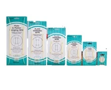 Deluxe Wire Plate Hanger CHOICE of 6 Sizes BRASS or WHITE - FREE SHIPPING