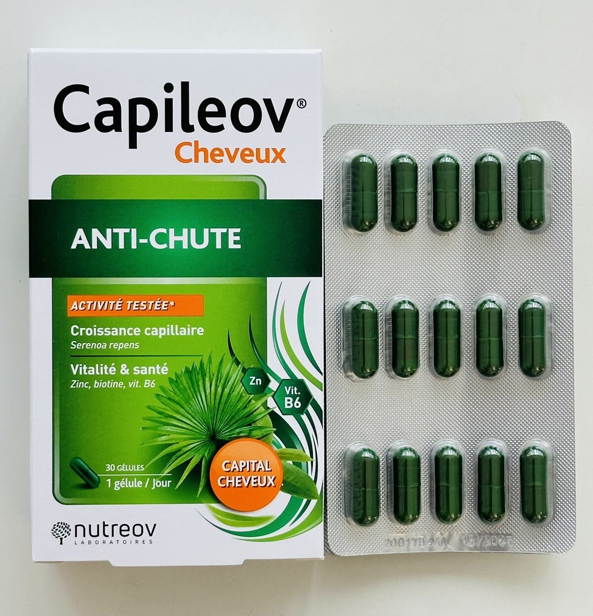Nutreov Capileov Anti-Perdita Capelli 30 Capsule (100% VEGAN) Prevenzione Perdita Capelli-UK✅ foto 6
