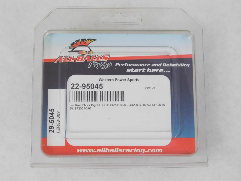 NUEVO Kit de sello de cojinete de choque inferior para todas las bolas 22-95045 SUZUKI DR200 SP125 SP 200 Foto 3 de 3