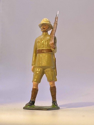Britains🔥Limited Vintage 1934 British Infantry Lead Soldier 1/32 - Excellent - Picture 17 of 18