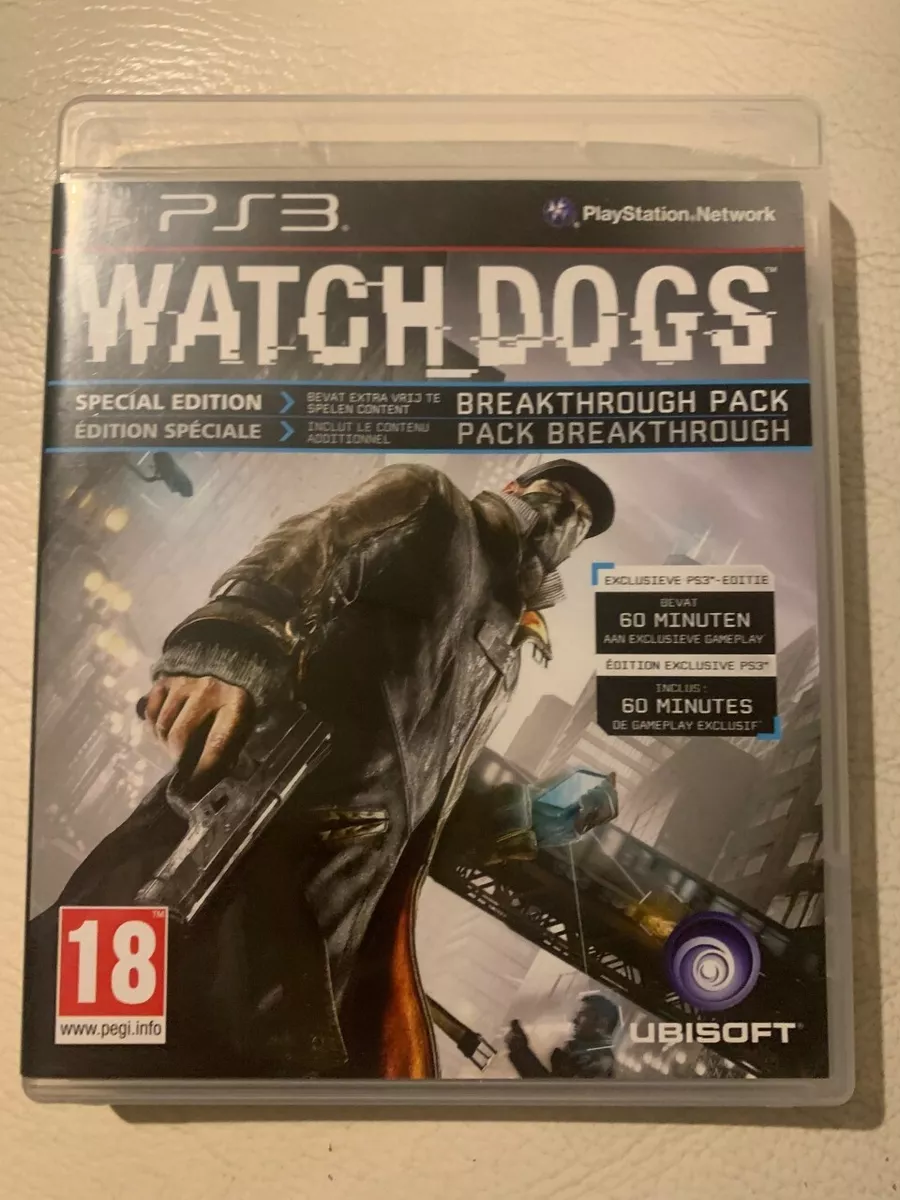 Watch Dogs - Special Edition (Sony PlayStation 3, 2014) VGC