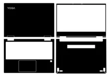 Carbon Vinyl Laptop Sticker Skin Decals Cover for Lenovo yoga 730 13ikb 13.3"