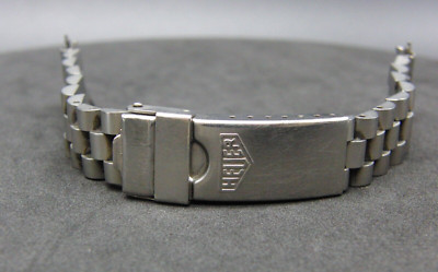 Ersatz Edelstahl Armband für 962.208 Tag Heuer Uhr 15 mm
