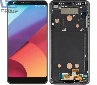 Für LG G6 H870 H870K LCD Bildschirm Display Touchscreen Digitizer Rahmen Schwarz