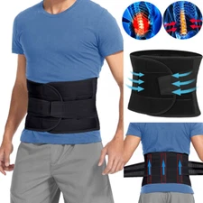 Back Support Lower Back Brace Pain Relief Lumbar Support Belt Men Women Sciatica