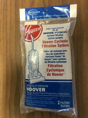 Filter set for all Hoover Fusion Cyclonic Filtration System Upright Vacuums  