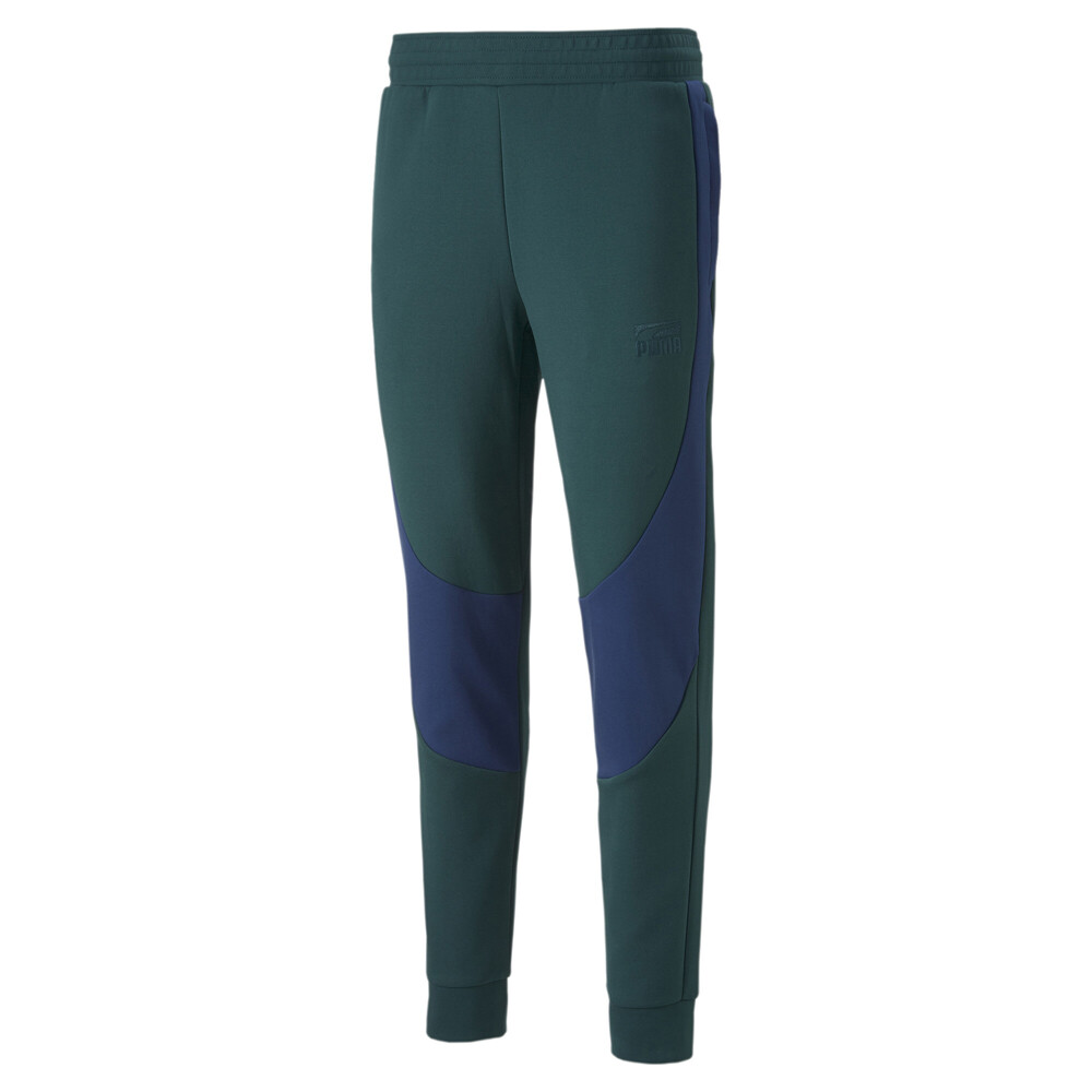 Puma Dime Basketball Pants Green Mens Athletic Casual Fit 53289311
