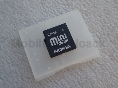 Original Nokia 2GB 2 GB Mini SD Card | Karte NEU 
