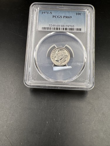 1971-S 10C Roosevelt Dime PCGS PR69 Coin - Picture 5 of 7