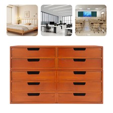 4-piece Drawer Cabinet Set Multi-level Drawer Desktop Storage Organizers New