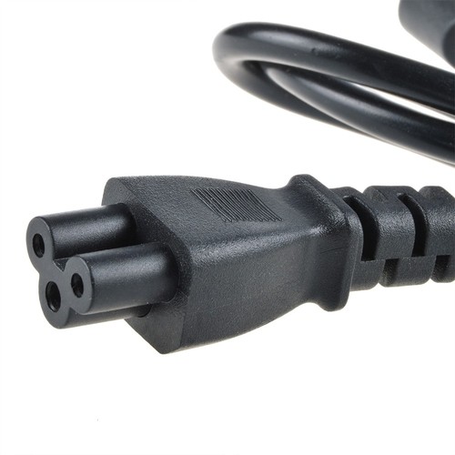 Premium 5ft 3 Prong AC Mickey Mouse 3pin Power Cord Cable For Laptop Notebook PC - Picture 3 of 4