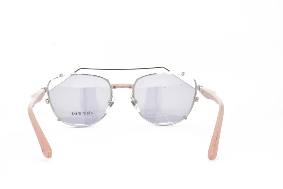 GAFAS DE SOL ALAIN MIKLI CON CLIP GAFAS PLATA ROSA 52-18-140 2024 003 Foto 4 de 4