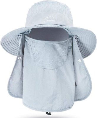 Sombrero de pesca para hombres y mujeres, protección solar UV al aire libre