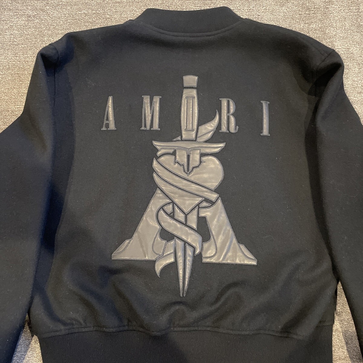 AMIRI アミリ SILK DAGGER BAND JACKET サイズXS AMIRI Logo Dagger Bomber Jacket - Black, Size XL | eBay