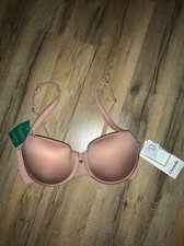 Chantelle Designed by CL Ultra Comfort UW Rose Gold Pink Bra 32D NWT 74   