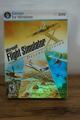 Microsoft Flight Simulator X Deluxe Edition PC w/ key