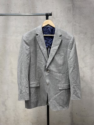 Suitsupply striped pure wool classic blazer size 54