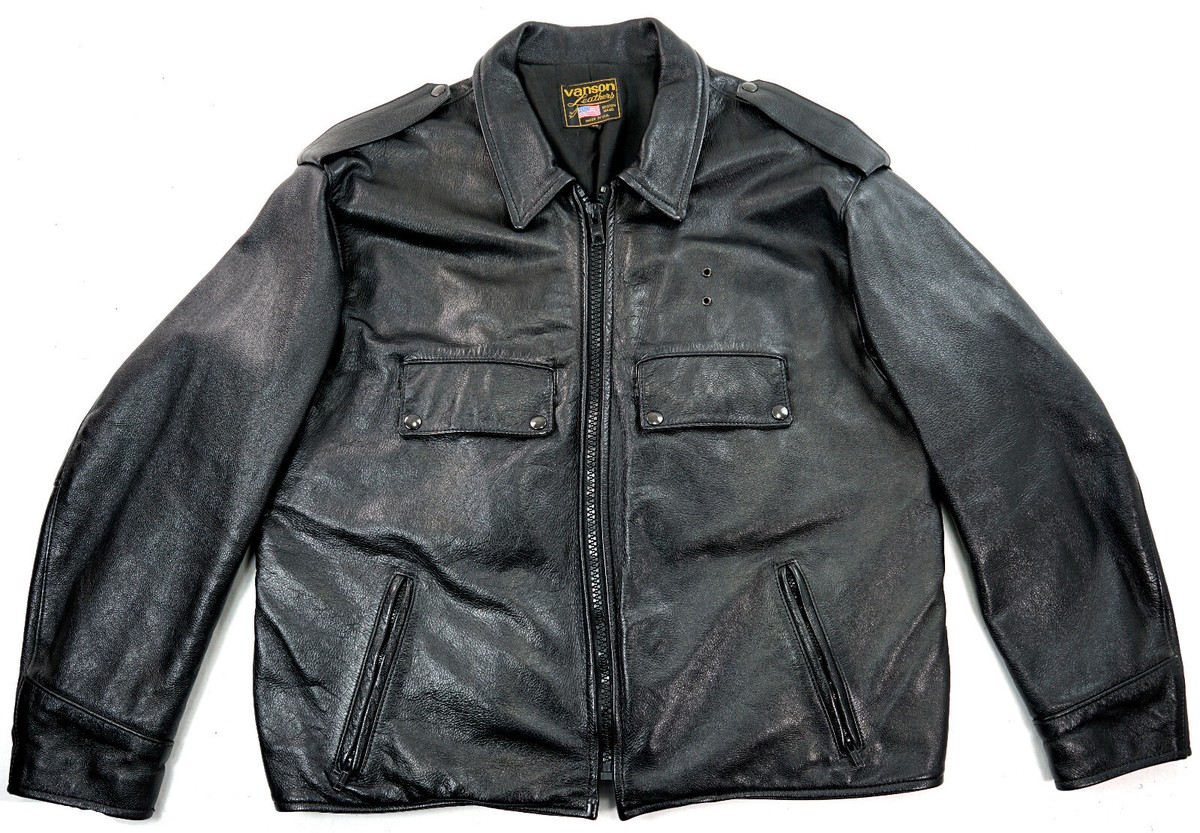 Biker Lederjacke Polizei Lederjacke Kaufen Rock N Roll Lederjacke