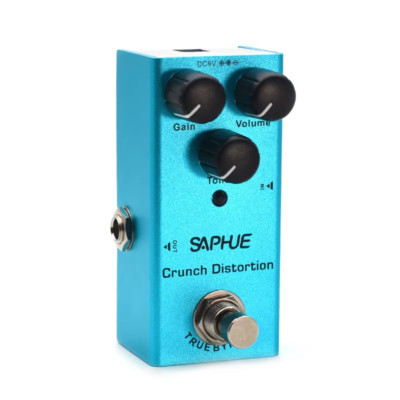 Saphue Crunch Verzerrung Gitarren-Effekt-Pedal - tuckert