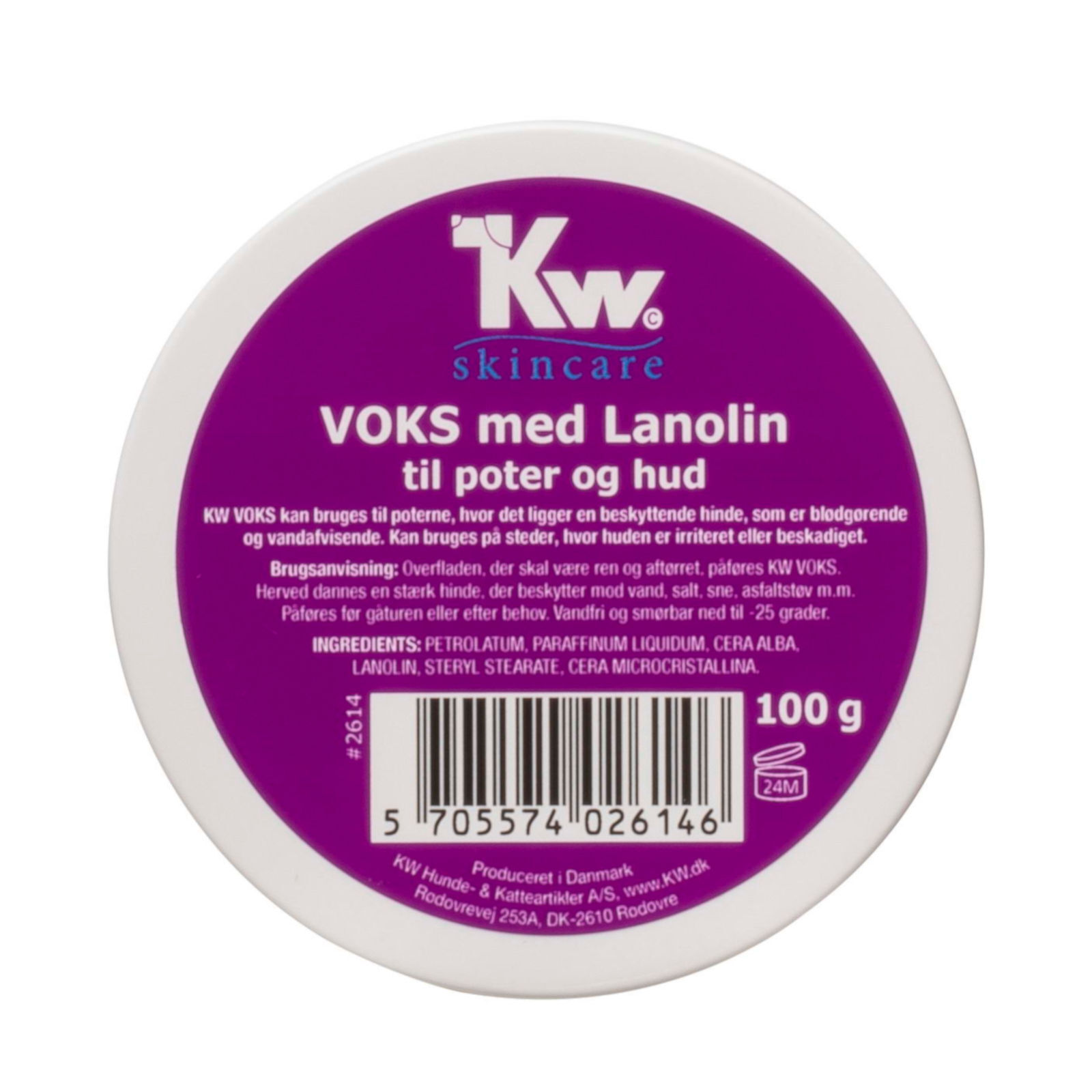 KW Wachs - Pfoten- und Hautschutz für Hunde und Katzen 100 g Pflegecreme Schutz
