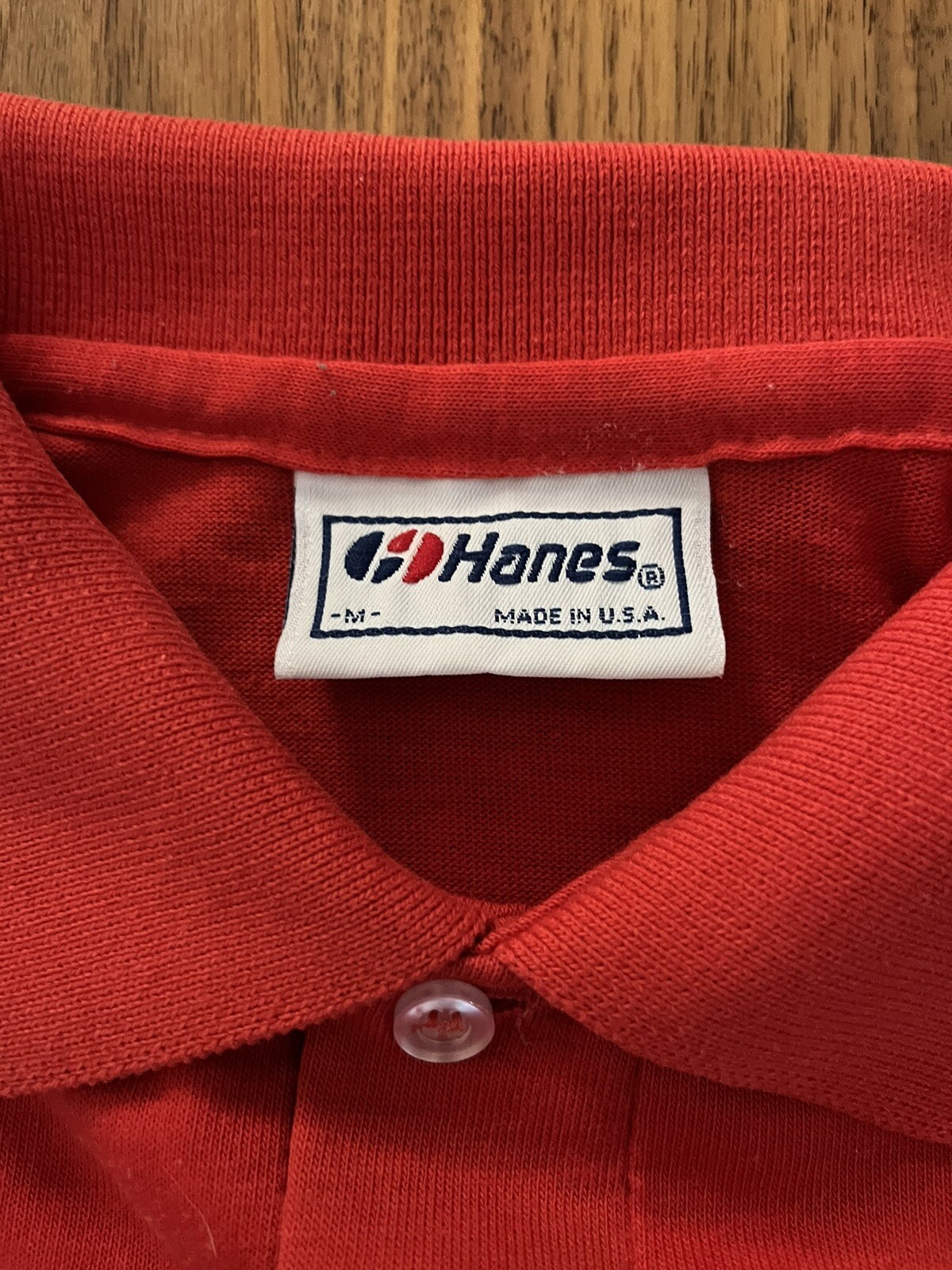 Vintage United Airlines shirt Polo Size Medium Hanes … Gem