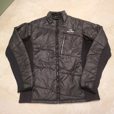 Eider Womens Size XL Black Lightweight Zip Pockets Primaloft France Jacket
