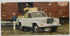 Vintage 1968 Jeep GLADIATOR 4-Wheel Drive Truck Advertising Oversized Postcard