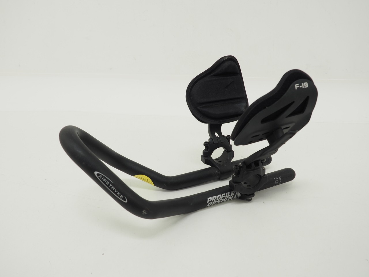 Profile Design Airstryke Clip-On Cycling Aerobars w/F-19 Arm Rests & Shims