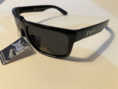 Locs Sonnenbrille schwarzes Gestell rauchfarbene Gläser 8LOC91063-BK - Bild 9 von 10
