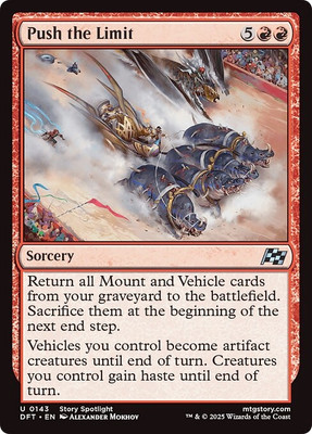 PUSH THE LIMIT x4 mtg NM-M Aetherdrift 4 Unc