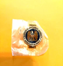 ATHENS OLYMPICS PIN NATIONAL SECURITY AGENCY NSA LIMITED EDITION RARE