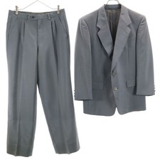 LANVIN 90s Old suit Setup R46-44 gray Men's