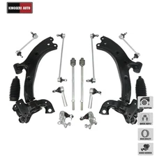 For Acura RDX 2007-2012 Front Lower Suspension Control Arm Sway Bar Tie Rod Kit