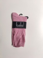 b.ella - Woman's socks - pink- viscose blend - Made in USA **F15**