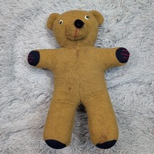 Vintage Bear Brown Plush Stuffed Teddy Bear Animal Toy