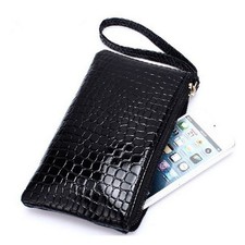 Women Handbag Wallet Patterned Lady Fashionable (Black)