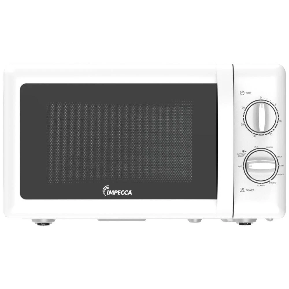 Impecca 0.7 Cu. Ft. Retro Countertop Microwave Oven - White